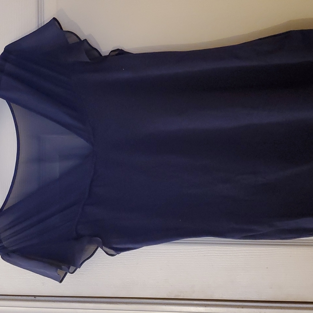 Express T-shirt with Sheer Sleeves and Top
